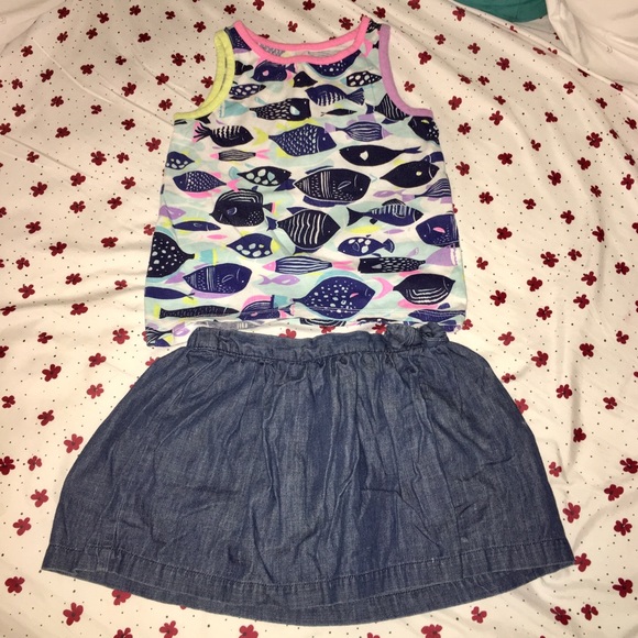 Cat & Jack Summer Outfit - Picture 1 of 8